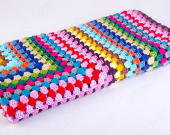 Simple Blanket Pattern Crochet Granny Square Blanket Crochet Pattern Granny Square Easy Crochet Blanket Crochet PDF Pattern Instant Download