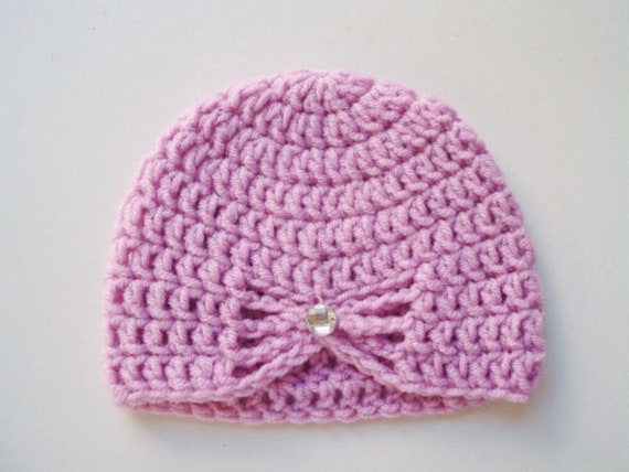 Cappellino Neonato All'Uncinetto Fatto A Mano - 3 Taglie: Micro, Prematuro, Neonato - USA