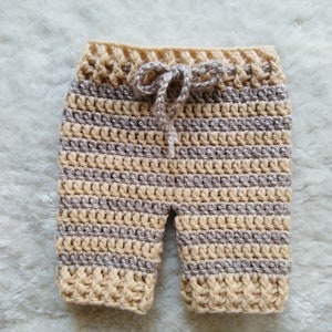 Crochet Baby Pants Pattern Crochet Pants Pattern Boy Girl Pants Pattern Baby Crochet Pattern Photo Prop Pattern 4 Sizes Newborn 12M image 4
