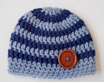 Easy Crochet Beanie Hat Pattern: All Sizes (PDF Pattern)
