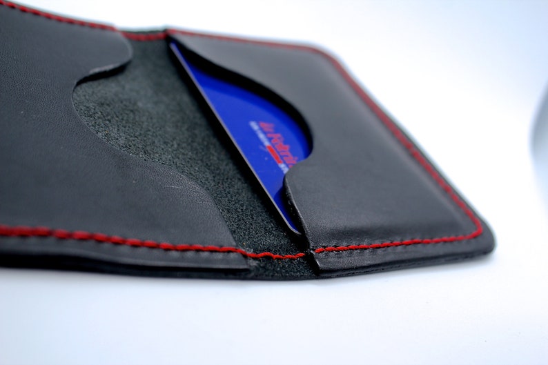 minimal leather weave holder lightweight wallet leather card holder minimal wallet black card holder black leather card holder