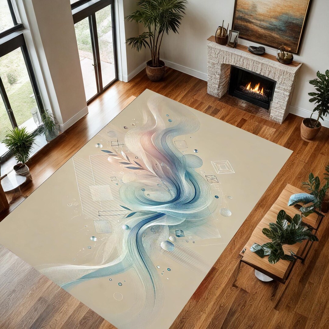 Forest Animation Surrealist Rug, Modern Rug, Custom Rug, Popular Rug ...