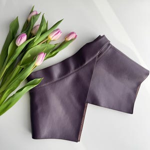 Peplum Belt Faux Leather Basque Skirt Under Bust Ceinture Corset Belt Fashionista Gift Personalized Size Waist Wrap Peplum Skirt Asymmetric