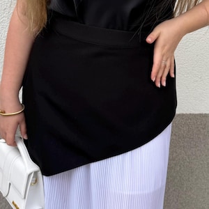 Peplum Belt for Plus Size Outfit for Date Boho Chic Belt for Dress Asymmetric Wrap Belt for Suit Basque Belt Under Bust Corset Wife Gift