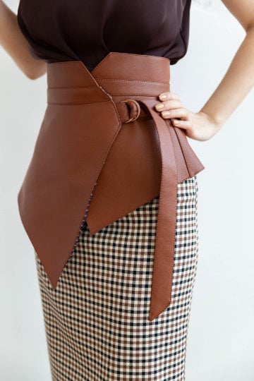 Belt like skirt hotsell