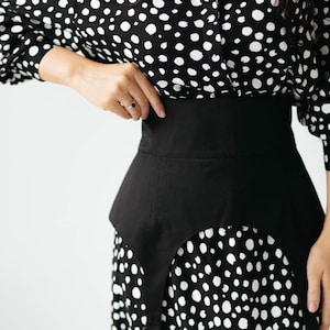Eleganter Rock Gürtel Damen Kleid Baske Taille für Übergröße Mode Geschenk Schößchen Gürtel für Frauen Vegan Leder Unter Brust Korsett für Frauen