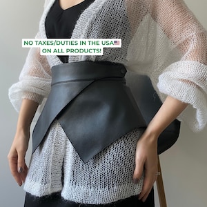 Soft Peplum Belt for Dress Brown Vegan Leather Corset Belt for Women Gift Plus Size Belt Skirt Fashion Basque Belt with Skirt Half Skirt