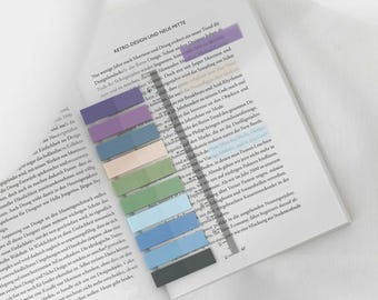 Periwinkle Sticky Notes | Ordinate Sticky Notes | Page Markers | Adhesive Strips for Books