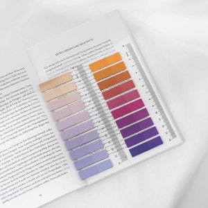 Orizzonte da sogno | Note adesive trasparenti ordinate | Segnapagina | Postalo Estetico| Strisce adesive|Colore completo di gradiente