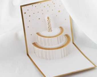 Biglietto d'auguri ordinato - Edizione torta 3D | Biglietto d'auguri | Biglietto da regalare