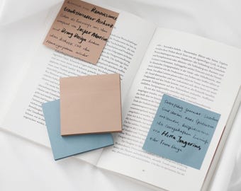 Vintage Brown Sticky Notes | 2 Colors | Sticky Notes for To-Do Lists and Reminders | Self-Adhesive Notes | Sticky Notes