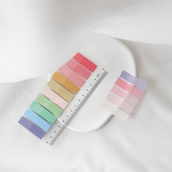 Sunkissed Summer Sticky Notes | Index Sticky Notes with Ruler | Page marker | Sticky Tabs| Haftnotizen Tabs