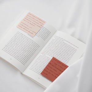 Post-it vintage ordinati | Note adesive 75 mm x 75 mm | 2 colori | 100 fogli per colore | Note per liste di cose da fare e promemoria