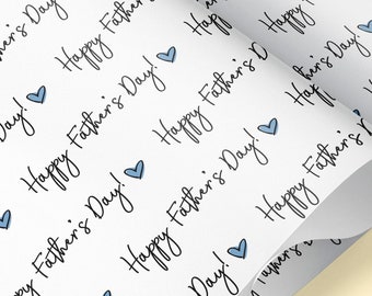Happy Father's Day Wrapping Paper / Father's Day Wrapping Paper / Dad Wrapping Paper / Father's Day Gifts / Father's Day / Happy Fathers Day