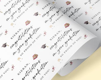 GRADUATION Geschenkpapier / Graduierten Geschenkpapier / Feier / Graduate Geschenkpapier / Graduiertenpapier / Geschenkpapier für die Uni