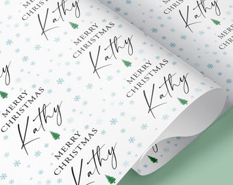 CLASSY Christmas Wrapping Paper | Personalised Christmas Wrapping Paper | Classy Gift Wrap | Bespoke Christmas Wrap | Xmas Gift Wrap | Xmas