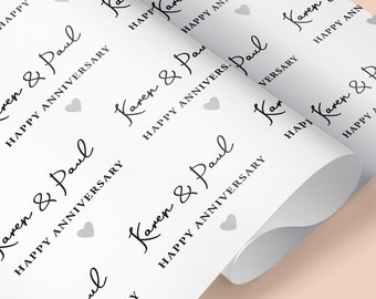 Personligt presentpapper för årsdagar / Jubileumspresentpapper / Personligt presentpapper / Skräddarsydd presentpapper för årsdagar / Kärlekspresentpapper