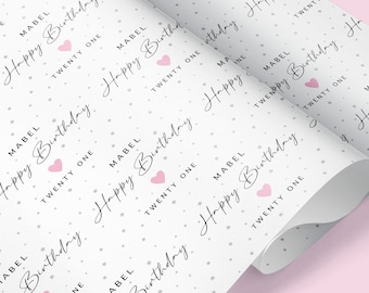 Carta da regalo personalizzata per compleanno, confezione regalo per occasioni speciali.