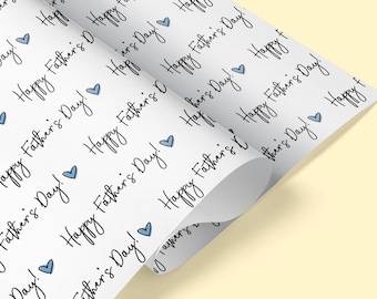 Happy Father's Day Wrapping Paper / Father's Day Wrapping Paper / Dad Wrapping Paper / Father's Day Gifts / Father's Day / Happy Fathers Day