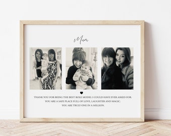 MUTTERTAG A4 Print UNGERAHMT / Muttertag Foto Print / Mama und Tochter Print / Sohn Print / Mom Gifts / Mum Gifts / Sentimental Mum Gift