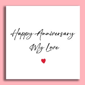 Joyeux anniversaire ma carte d’amour, carte d’anniversaire, pour lui, mari, femme, petit ami, pour elle, cartes d’anniversaire, M. et Mme, M. et M.