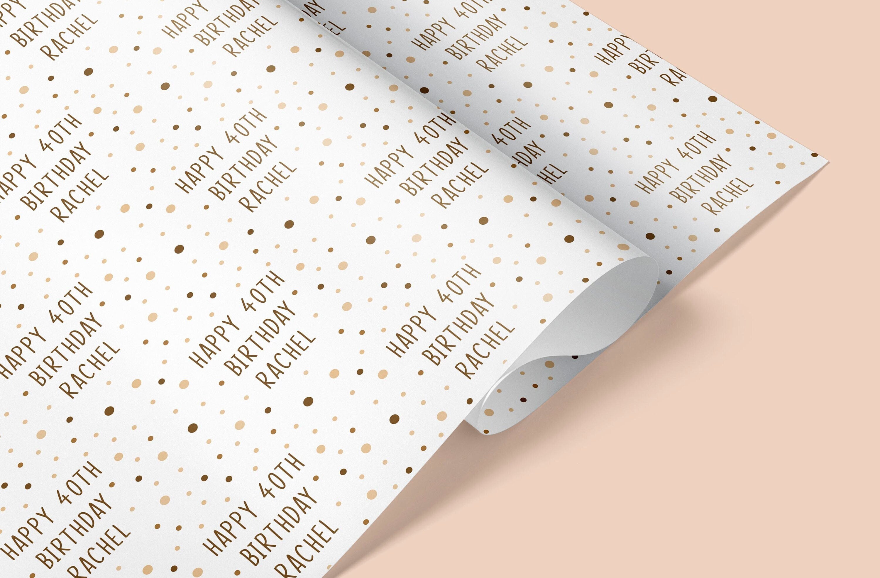 Gold Polka Dot Tissue Paper Sheets, Luxury Foil Tissue Paper Birthday,  Special Occasions, Gift Wrapping Paper, Luxury Eco Friendly Gift Wrap 