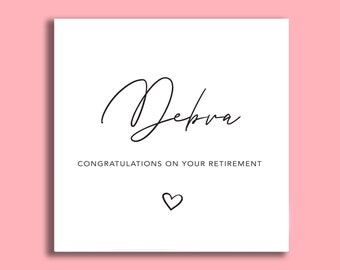 Retirement Greeting Card | Happy Retirement Card | Retiring Cards | Card for Retirement | Leaving Work Card | You're Retiring Card