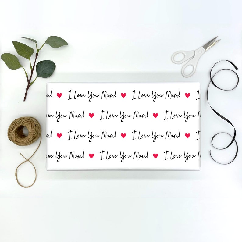 Carta da regalo "Ti amo mamma" / Carta da regalo per la festa della mamma / Carta da regalo per la mamma / Regali per la festa della mamma / Festa della mamma / Buona festa della mamma immagine 2