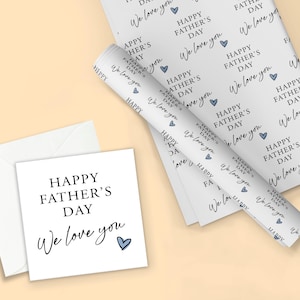 Happy Father's Day Wrapping Paper / Father's Day Wrapping Paper / Dad Wrapping Paper / Father's Day Gifts / Father's Day / Gift Wrap image 7