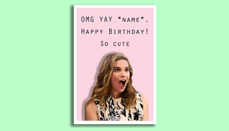Schitts Creek Greeting Card Alexis Rose Quote Funny Etsy