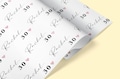 MILESTONE Personalised Gift Wrap / Personalised Birthday Wrapping Paper / Personalised Gift Wrap / 20th, 30th, 40th, 50th, 60th Gift Wrap