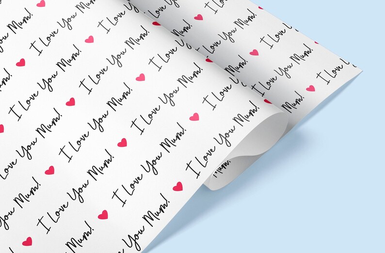 Carta da regalo "Ti amo mamma" / Carta da regalo per la festa della mamma / Carta da regalo per la mamma / Regali per la festa della mamma / Festa della mamma / Buona festa della mamma immagine 1