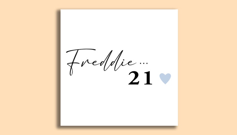 MILESTONE Personalised Gift Wrap / Personalised Birthday Wrapping Paper / Personalised Gift Wrap / 20th, 30th, 40th, 50th, 60th Gift Wrap Gift Card ONLY Blue