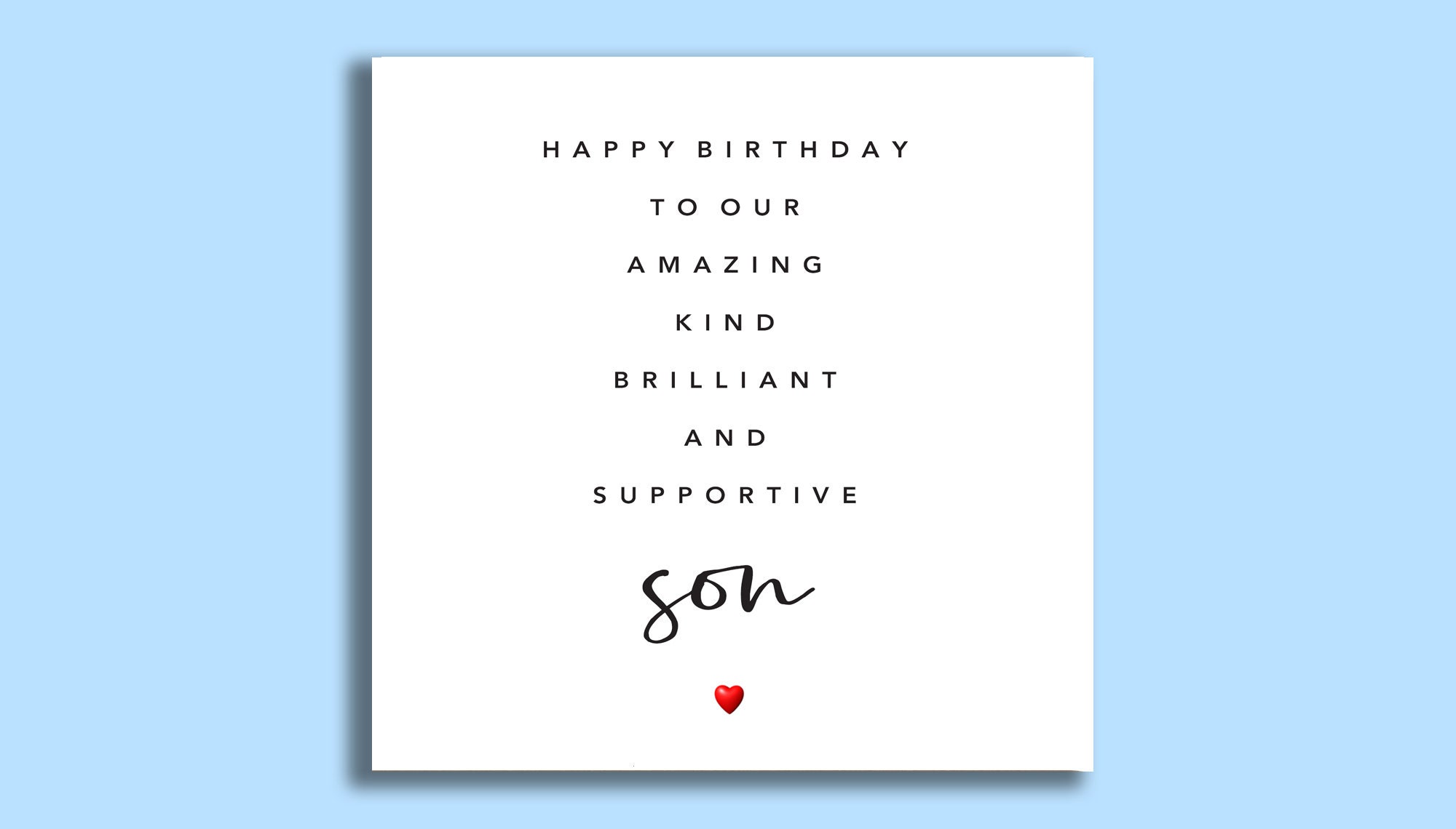 Son Birthday Card Card for Son Card for A Special Son - Etsy UK