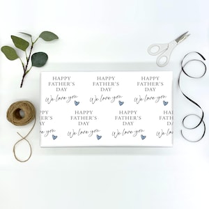 Happy Father's Day Wrapping Paper / Father's Day Wrapping Paper / Dad Wrapping Paper / Father's Day Gifts / Father's Day / Gift Wrap image 6