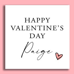 Personalised Valentine's Day Gift Wrap / Personalised Valentine's Wrapping Paper / Bespoke Gift Wrap / Personalised Valentine's Day Wrap Gift Card ONLY
