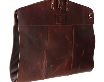 Handcrafted Leather Protectors Suit covers Wardrobe Organizers Custom Valentines gifts for our groomsmen