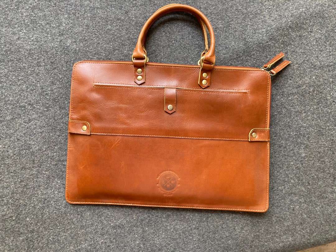 Leather Laptop Tote Bag, Womens Leather Laptop Bag, MacBook Air and