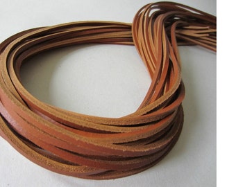 Full Grain Leather 1.5mm Square Shoe / Boots Laces Thongs Extra Strong 50cm long One Pair Leather cord leather