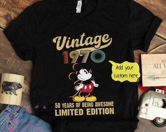 disney 50th birthday shirt