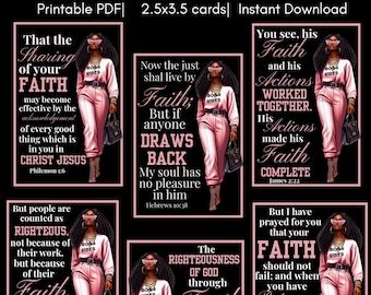 Empowering Faith-Scripture based Affirmations 30 Card Set