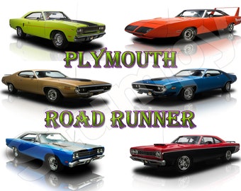 Road Runner MAGNET Beep Beep Plymouth Roadrunner Chrysler Die Cut Vinyl