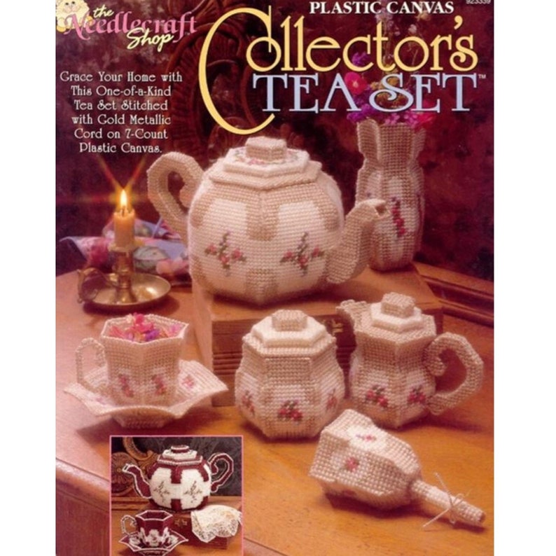 PDF Vintage Plastic Canvas Collectors Tea Set Pattern Teapot | Etsy