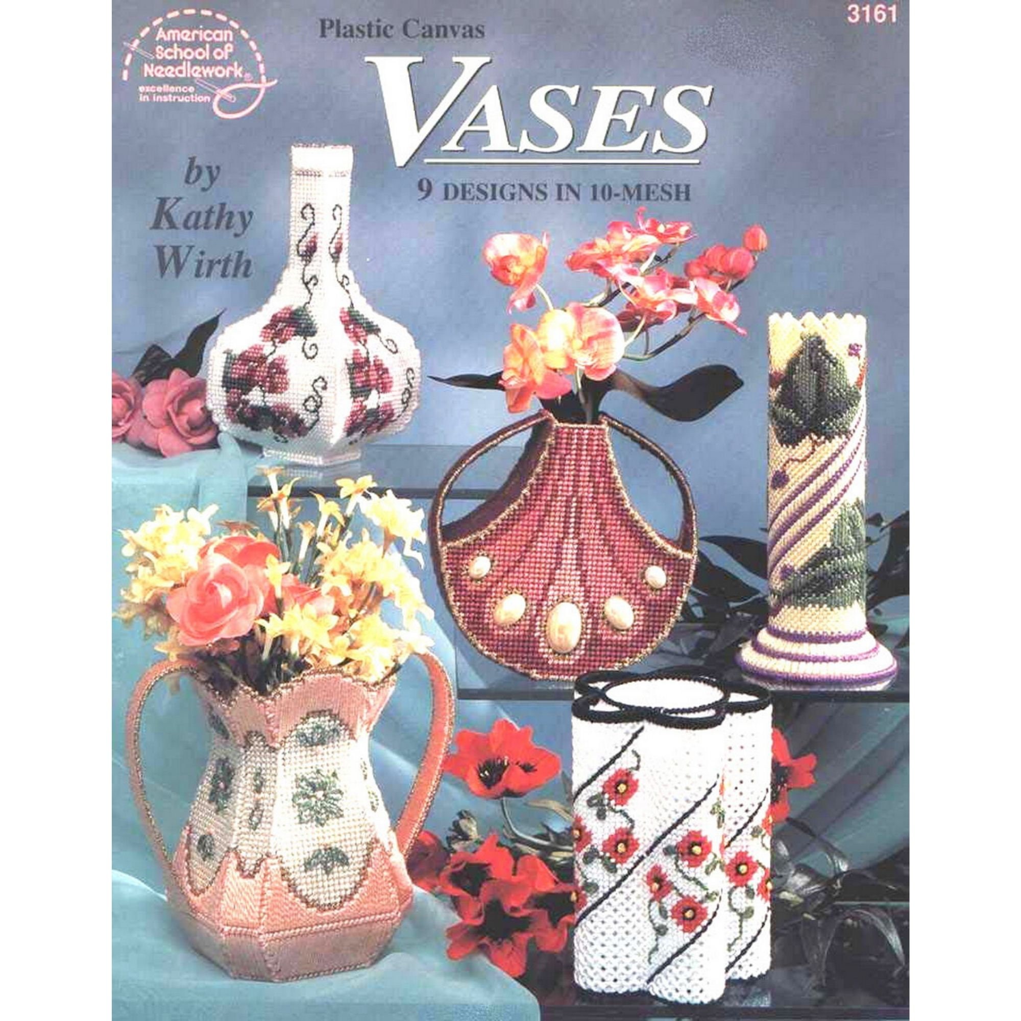 PDF Vintage Plastic Canvas Vases 9 Designs in 10mesh Etsy