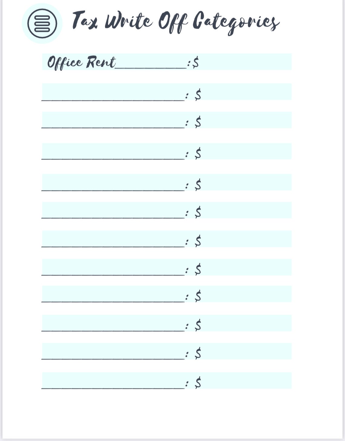 Digital download Small Business Bookkeeping/Accounting Log Etsy