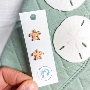 Sea turtle studs, turtle studs, turtle earrings, handmade turtle earrings, small turtle earrings, summer earrings, beachy studs, gift her