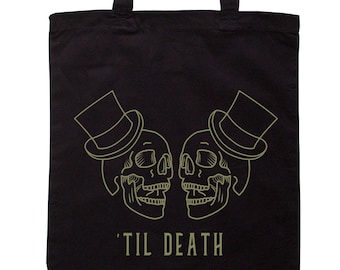 Mr and Mr Tote Bag - Til Death Wedding