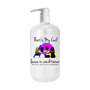 Das ist meine Curl™ Vegan friendly Bio handgemachte Glycerin-basierte lockige Haare Leave-In Conditioner