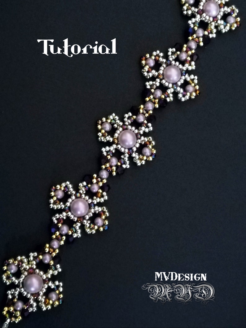 Tutorial Bracelet Grace - Bead Pattern PDF - Etsy