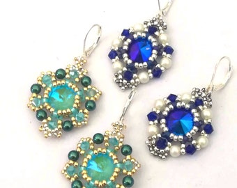 Tutorial Earrings 2in1 - Bead Pattern PDF